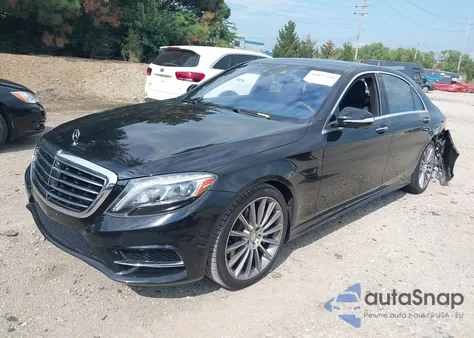 2016 Mercedes-Benz S 550 4Matic из США, поврежденный, VIN WDDUG8FB6GA218295